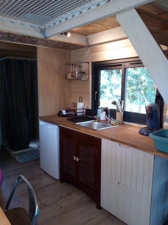 Tiny House Nouvelle Annonce Boho Ocean Hotell Naujac-sur-Mer Eksteriør bilde